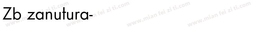 Zb zanutura字体转换